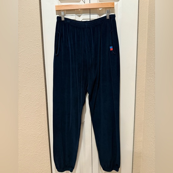 KULE The Velour Jogger Pants in Navy Women’s , size M - Picture 4 of 7